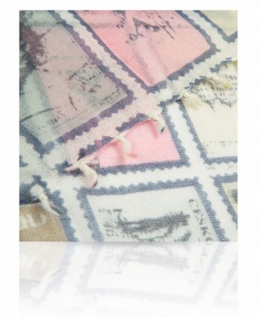 Палантин Женский W-STAMP/PASTEL